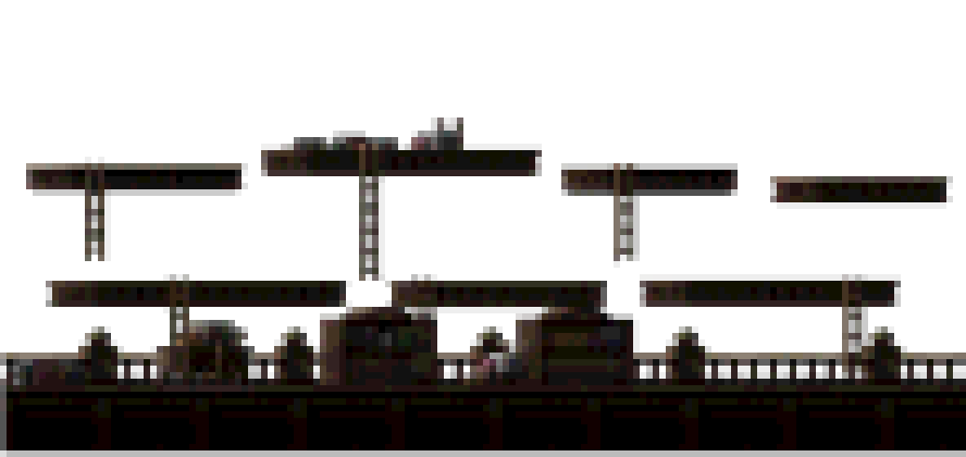 Cernium: Royal Library Section 1 platform minimap, an example Sacred Power hunting field. The source lists level 260 access and 30 Sacred Power. Match your damage and class movement to this layout before choosing a training field.