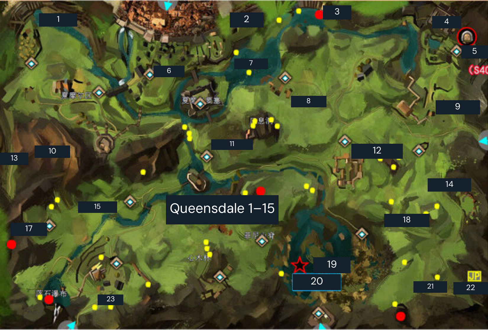 Queensdale copper and rich-copper node overview