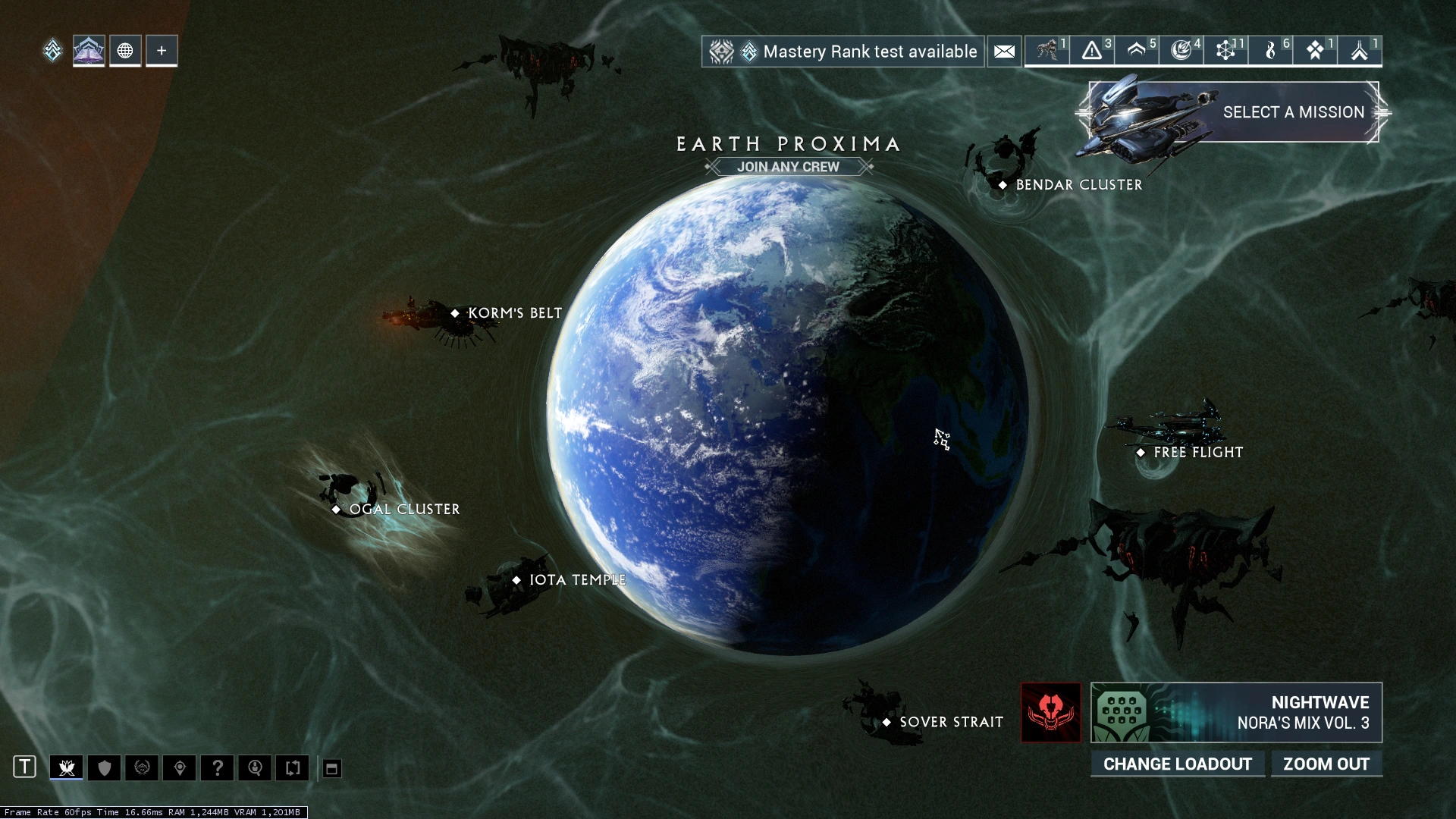 Earth Proxima mission selection map, captured in Update 32 (February 2023). Use the current mission table for present-day types and unlocks.