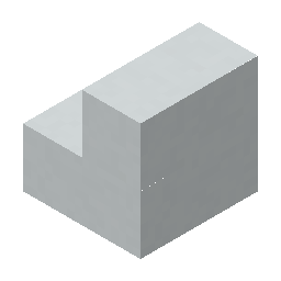 White Concrete Stairs