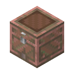 Waxed Exposed Copper Chest