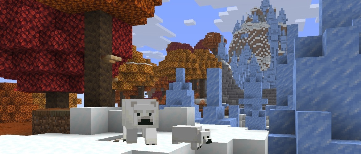 Minecraft game artwork