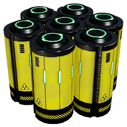 Satisfactory item icon: Encased Uranium Cell.