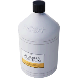 Satisfactory item icon: Packaged Alumina Solution.
