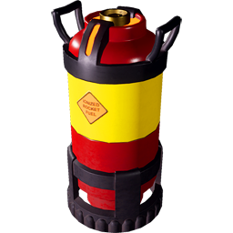 Satisfactory item icon: Packaged Ionized Fuel.