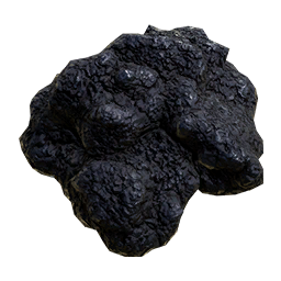Satisfactory item icon: Petroleum Coke.