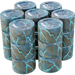 Satisfactory item icon: Plutonium Pellet.