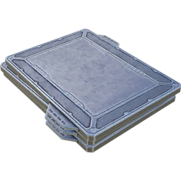 Satisfactory item icon: Reinforced Iron Plate.