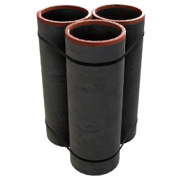 Satisfactory item icon: Steel Pipe.